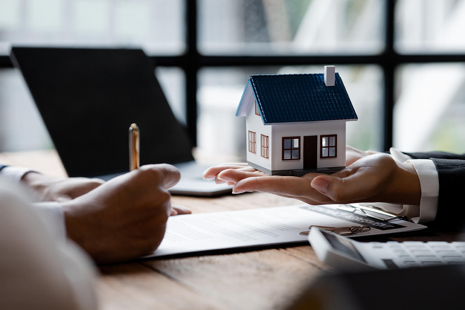 Mortgage broker office